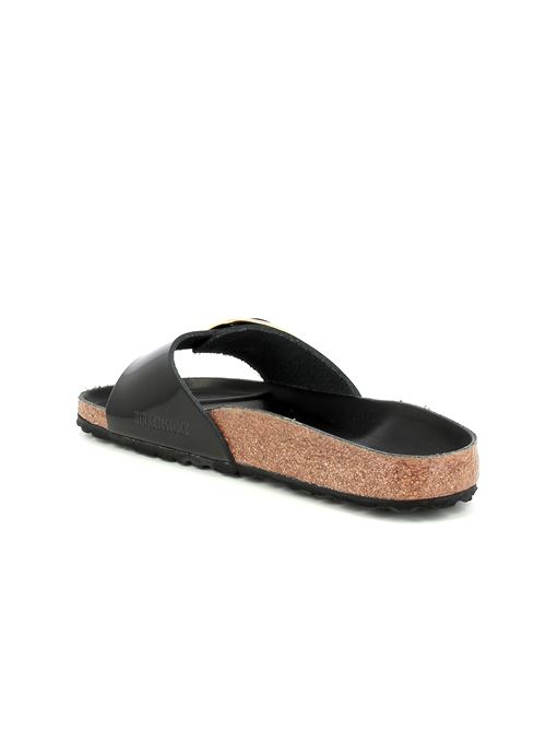 Madrid Big Buckle - Sabot Da Donna in Pelle Spazzolata Nera BIRKENSTOCK | MADRID1022650