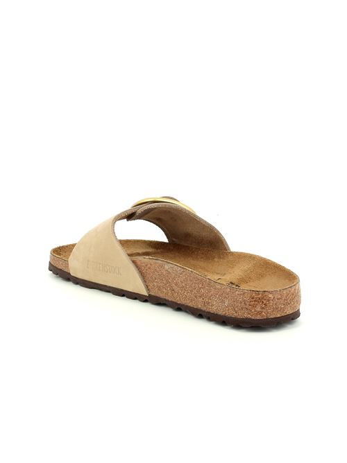 Madrid Big Bukle da donna in nabuk beige BIRKENSTOCK | MADRID1024009