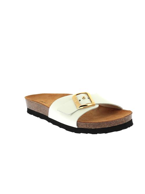 sabot da donna in pelle bianca FRAU | 17P0X
