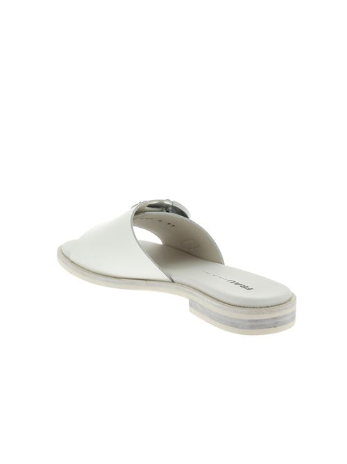 sabot da donna in pelle bianca FRAU | 85P4X