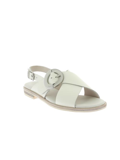 sandalo da donna in pelle bianca FRAU | 85P6W