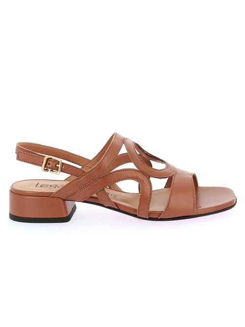 sandalo da donna in pelle marrone LEGAZZELLE | 300X