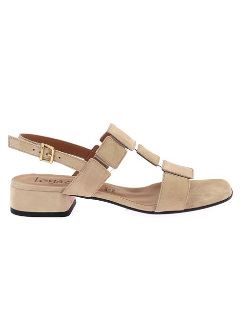 sandalo da donna in camoscio beige LEGAZZELLE | 304X
