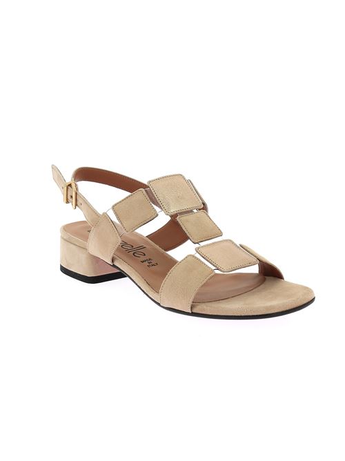 sandalo da donna in camoscio beige LEGAZZELLE | 304X