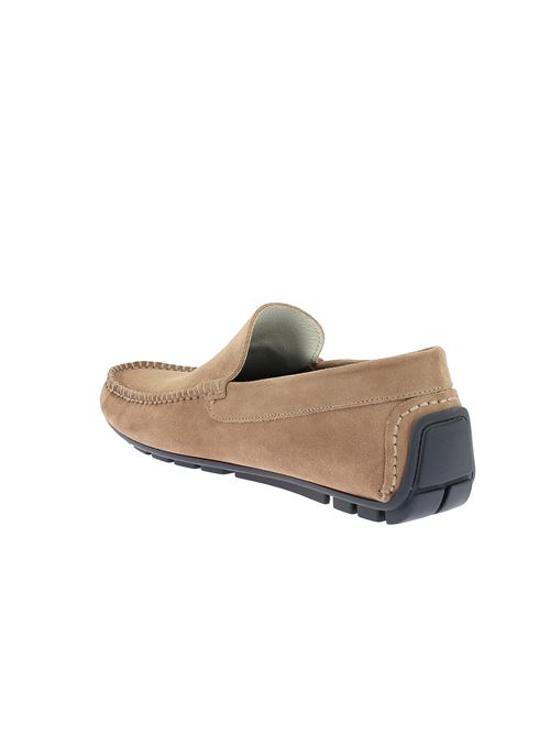 mocassino da uomo in camoscio beige MELLUSO | U16017ZX