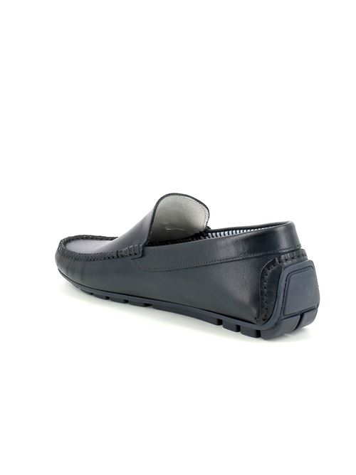mocassino da uomo in pelle blu MELLUSO | U16017ZY