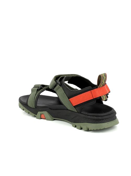 Garrison Trail sandalo a strap da uomo in tela verde TIMBERLAND | A5TC2X