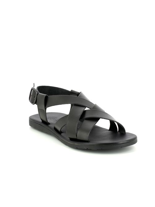 sandalo da uomo in pelle nera ZEUS | 1265X