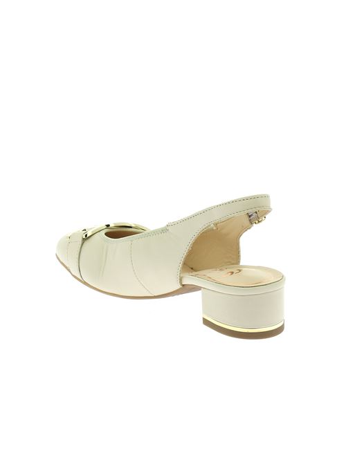 Graz-Highsoft decolleté comfort da donna in pelle beige ARA | 1180208