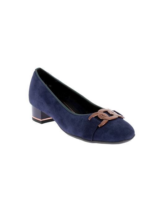 Graz-Highsoft decolleté comfort da donna in camoscio blu ARA | 1180613