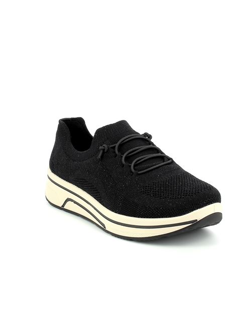 Sapporo 3.0 ghetta da donna in tessuto stretch nero ARA | 2753001