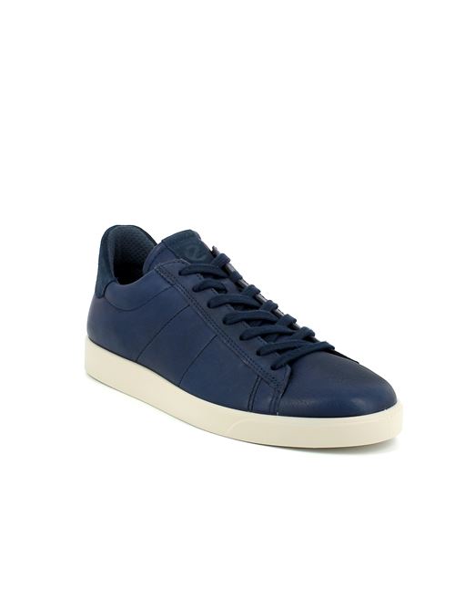 Street Lite M - stringata da uomo in pelle blu ECCO | 52135450595