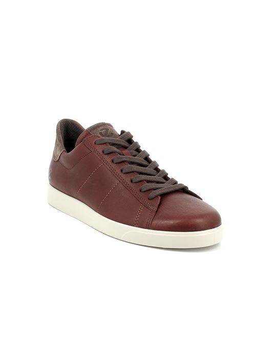 Street Lite M - stringata da uomo in pelle marrone ECCO | 52135456359