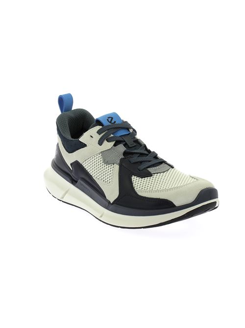 Biom 2.2 M sneakers da uomo in camoscio e tessuto beige e blu ECCO | 83077460928