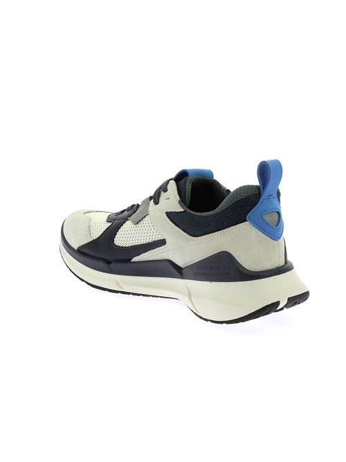 Biom 2.2 M sneakers da uomo in camoscio e tessuto beige e blu ECCO | 83077460928