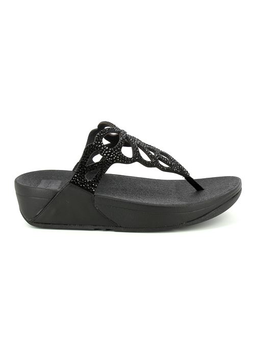 Bumble Crystal infradito da donna in strass nero FITFLOP H69 001 Bertossi Calzature