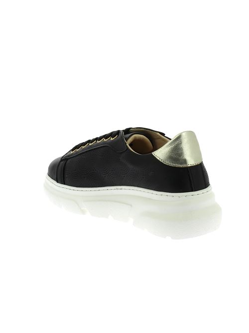 sneakers da donna in pelle nera FRAU | 53M1X