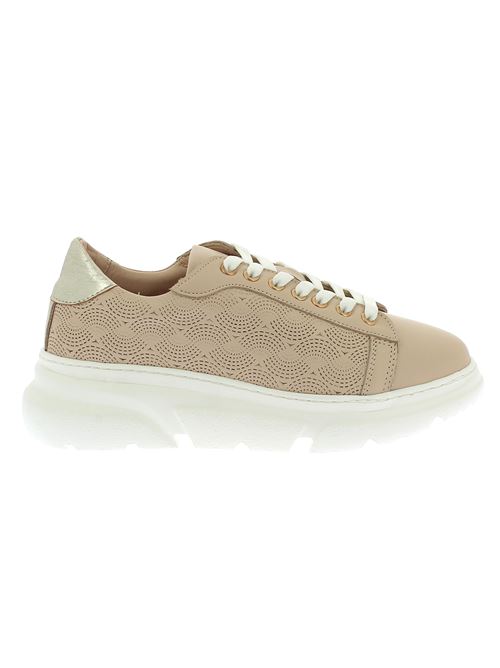 sneakers da donna in pelle beige FRAU | 53M1Y