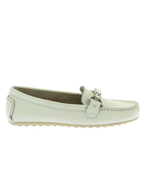 mocassino da donna in pelle bianco FRAU | 67M7X