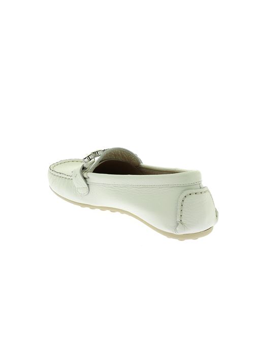 mocassino da donna in pelle bianco FRAU | 67M7X