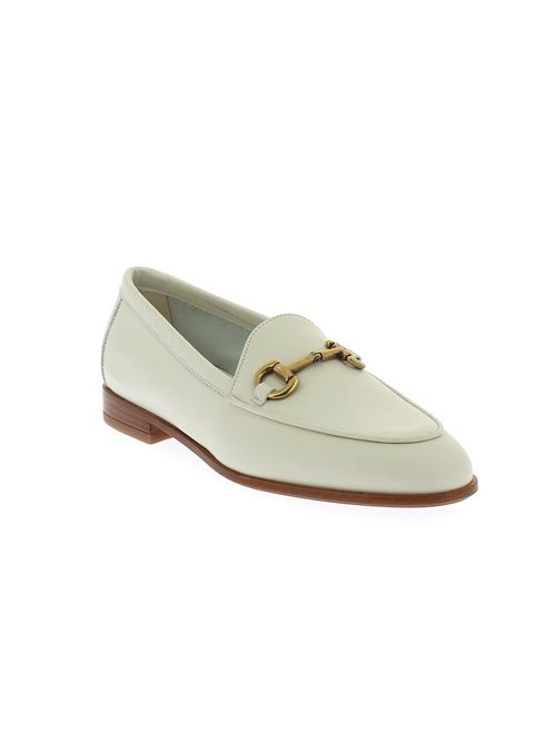 mocassino da donna in pelle bianco burro FRAU | 94M4Y