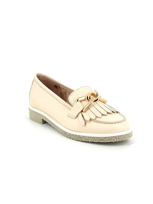 mocassino da donna in pelle beige G.LUCA | GL183X