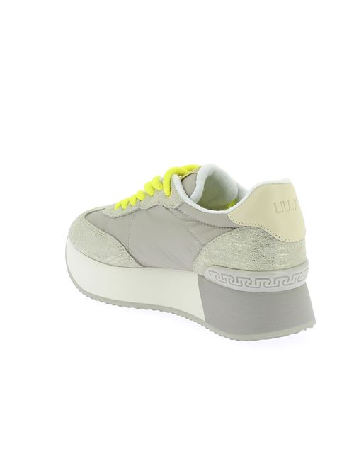 Dreamy sneakers da donna in camoscio e tessuto grigio LIU-JO | BA4083PX480S3208
