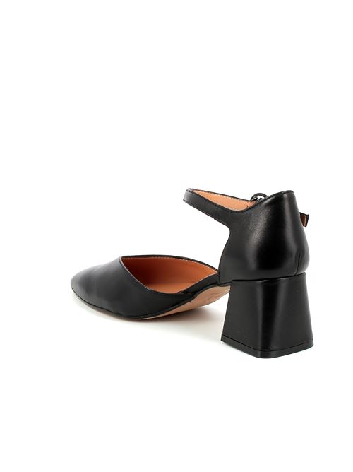 decolleté con tacco in pelle nera MELLUSO | V308X