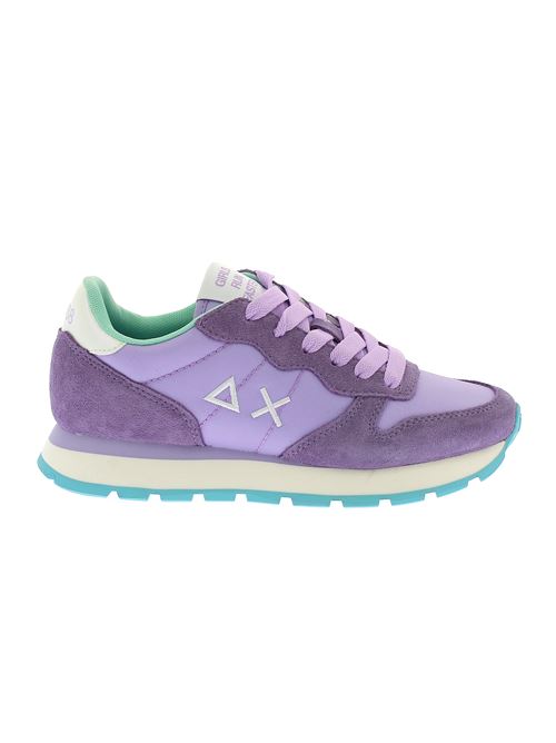 Aly Solid Nylon - sneakers da donna in camoscio e tela lilla SUN68 | Z3420124