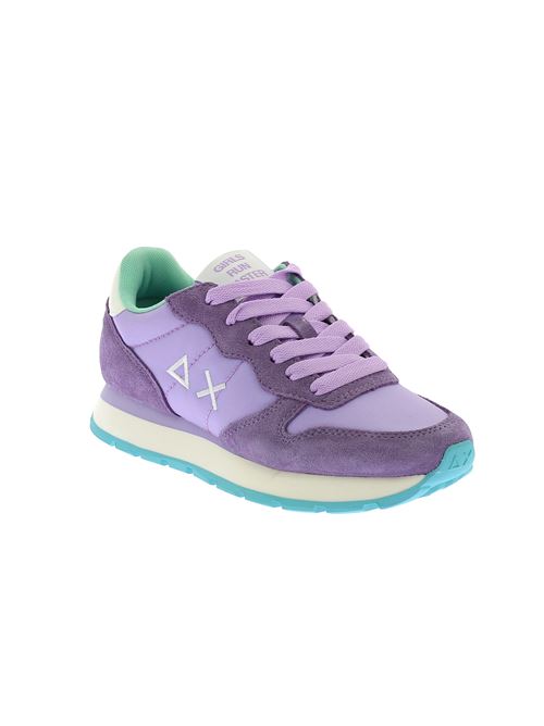 Aly Solid Nylon - sneakers da donna in camoscio e tela lilla SUN68 | Z3420124