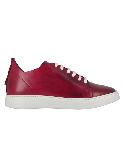 sneakers da uomo in pelle rossa BRECOS | 11354Z