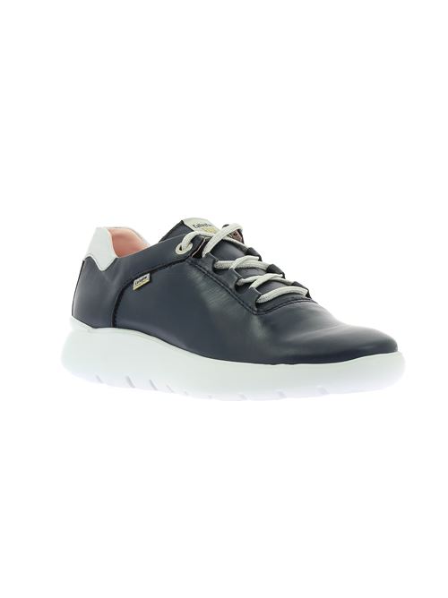 modello Yelena stringata da donna in pelle blu CALLAGHAN | 514002