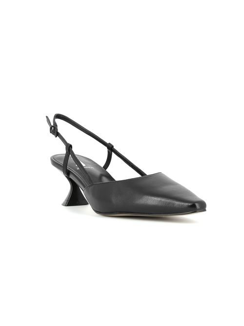 decolleté donna con tacco in pelle nera JEANNOT | 752.X