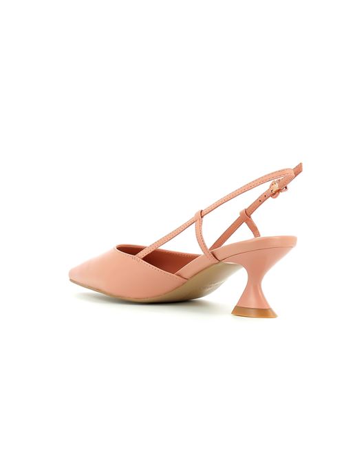 decolleté donna con tacco in pelle nude JEANNOT | 752.Y