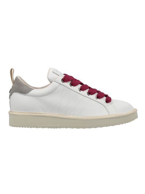 sneakers da donna modello P01 in pelle ed ecopelle bianca PANCHIC | P01W00200243010