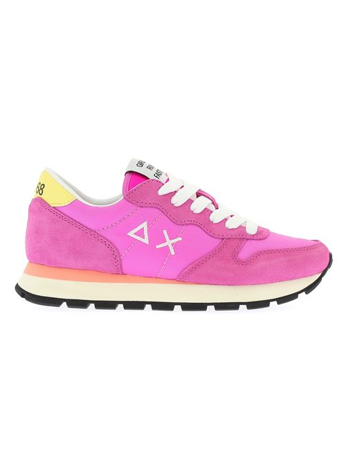 Ally sneakers da donna in camoscio e tela rosa SUN68 | 3320172